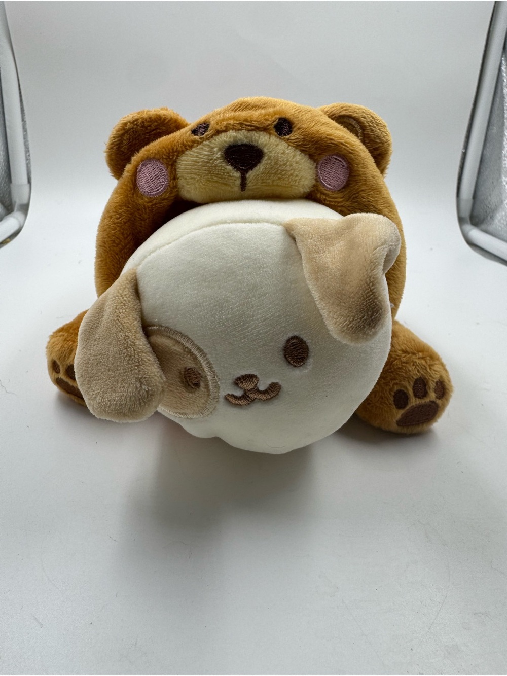 ANIROLLZ PUPPIROLL IN BEAR COSTUME Plush stuffed animal dog